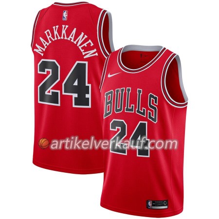 NBA Chicago Bulls Trikot Lauri Markkanen 24 Nike 2019-2020 Icon Edition Swingman - Herren